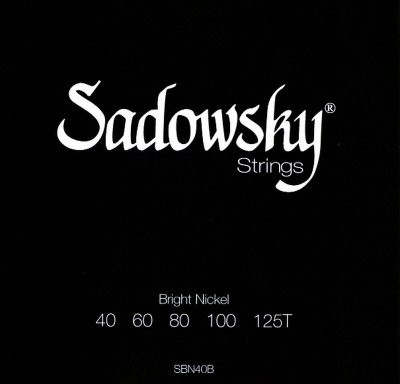 Sadowsky Black Label Bright Nickel 5C 40-125T