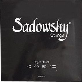 Sadowsky Black Label Bright Nickel 4C 40-100