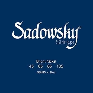 Sadowsky Blue Label Bright Nickel 4C 45-105