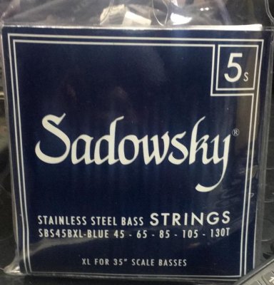 Sadowsky Blu Label Nickel Bass String 5C Xl 45-130T 35' Scale
