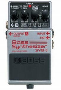 Boss Syb-5 Bass Synthesizer  Pedale Effetto