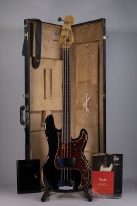Fender Custom Shop Limited `62 Precision Bass Relic Aged Black