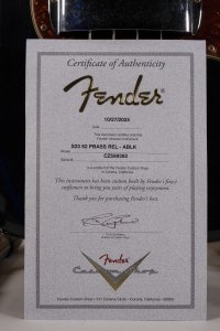 Fender Custom Shop Limited `62 Precision Bass Relic Aged Black