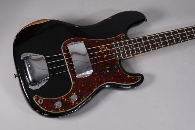 Fender Custom Shop Limited `62 Precision Bass Relic Aged Black