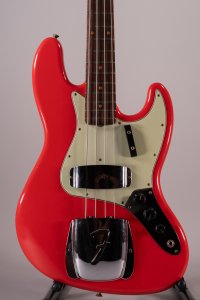 Fender Custom Shop 1963 Jazz Bass Journeyman Aged Fiesta Red