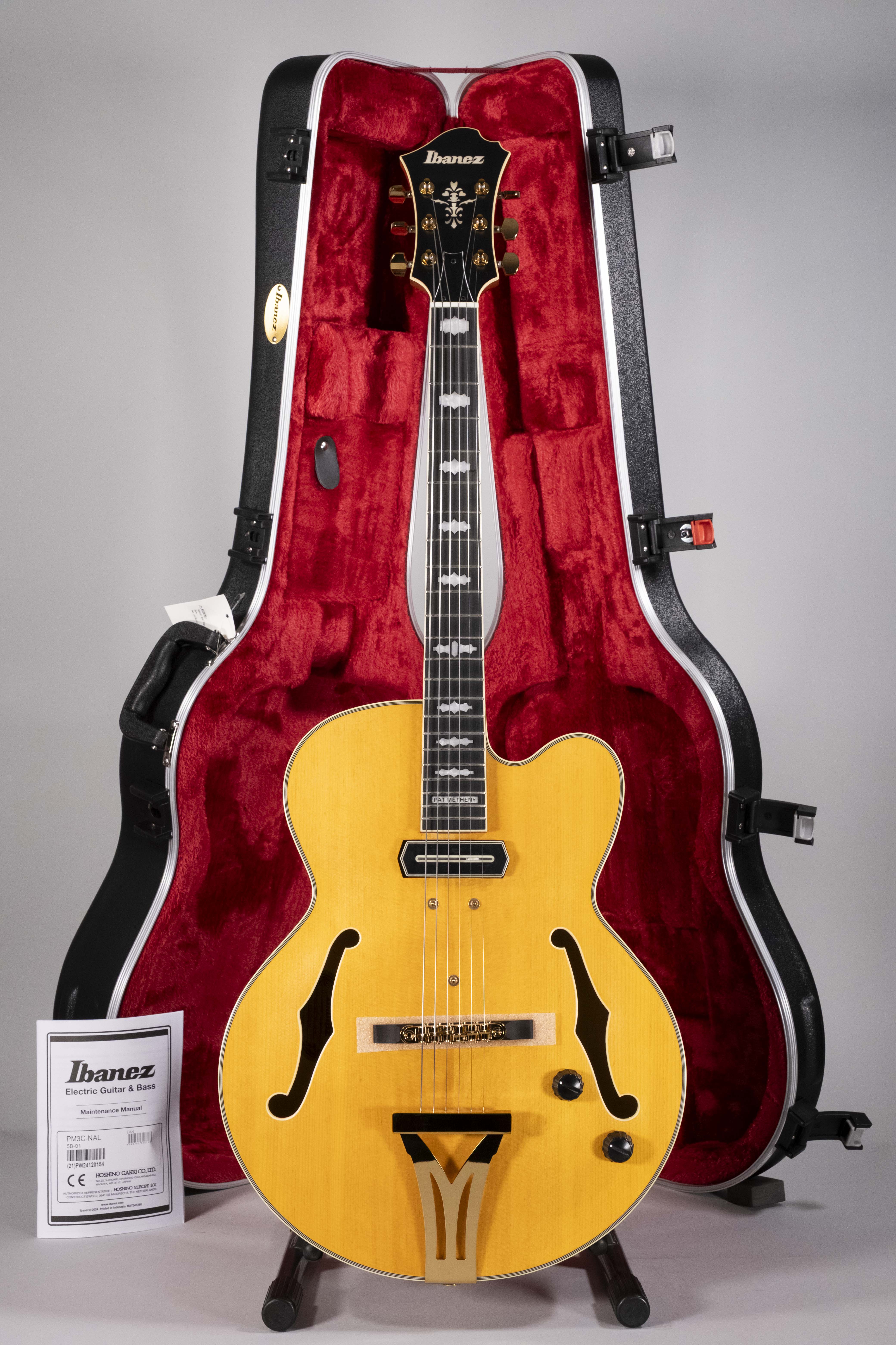 Ibanez PM3C Natural Amber Low Gloss