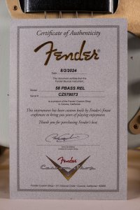 Fender Custom Shop 1958 Precision Bass Relic Aged Sonic Blue