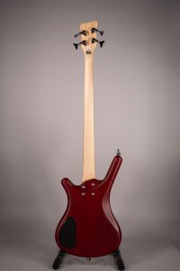 Warwick Corvette $$ 4 Burgundy Red Transparent Satin