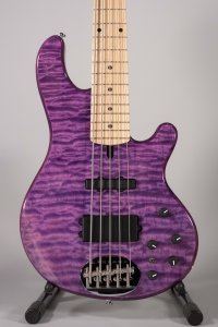 Lakland Skyline 5502 Deluxe 5 Corde Transparent purple