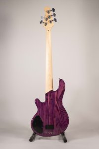 Lakland Skyline 5502 Deluxe 5 Corde Transparent purple