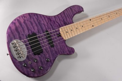 Lakland Skyline 5502 Deluxe 5 Corde Transparent purple