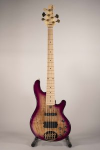 Lakland Skyline 55-02 Deluxe Spalted Violet Burst