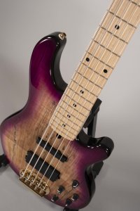 Lakland Skyline 55-02 Deluxe Spalted Violet Burst