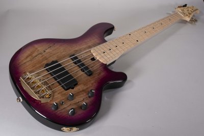 Lakland Skyline 55-02 Deluxe Spalted Violet Burst