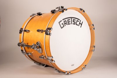 Gretsch Bass Drum USA Broadkaster Satin Laquer 18'X14' Chrome Hardware
