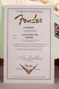 Fender Custom Shop Ltd 56 Strat Journeyman Relic Super Faded Aged Surf Green