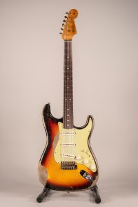 Fender Custom Shop 63 Strat Relic Masterbuilt by Greg Fessler 3-Color Sunburst