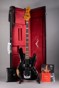 Fender Custom Shop Jazz Bass Heavy Relic Aged Black Limited Edition