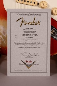 Fender Custom Shop 1959 Stratocaster Heavy Relic Faded Aged Candy Apple Red