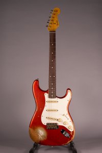 Fender Custom Shop 1959 Stratocaster Heavy Relic Faded Aged Candy Apple Red