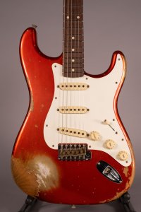 Fender Custom Shop 1959 Stratocaster Heavy Relic Faded Aged Candy Apple Red