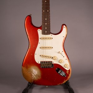 Fender Custom Shop 1959 Stratocaster Heavy Relic Faded Aged Candy Apple Red