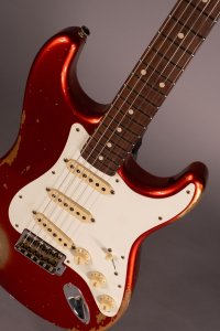 Fender Custom Shop 1959 Stratocaster Heavy Relic Faded Aged Candy Apple Red