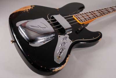 Fender Custom Shop Jazz Bass Heavy Relic Aged Black Limited Edition