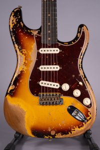 Fender Custom Shop Limited Roasted 61Strat Super Heavy Relic Aged 3C Sunburst