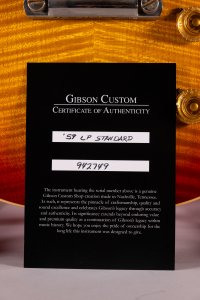 Gibson Custom Shop 1959 Les Paul Standard Vos Reissue Washed Cherry Sunburst