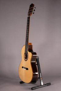 Salvador Cortez Cs245 Chitarra Classica 4/4 Narrow Elettrificata