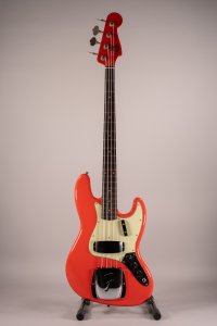 Fender Custom Shop 1963 Jazz Bass Journeyman Aged Fiesta Red