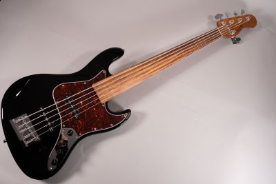 Sadowsky MetroExpress JJ Bass 5 Fretless Lines Vintage Black