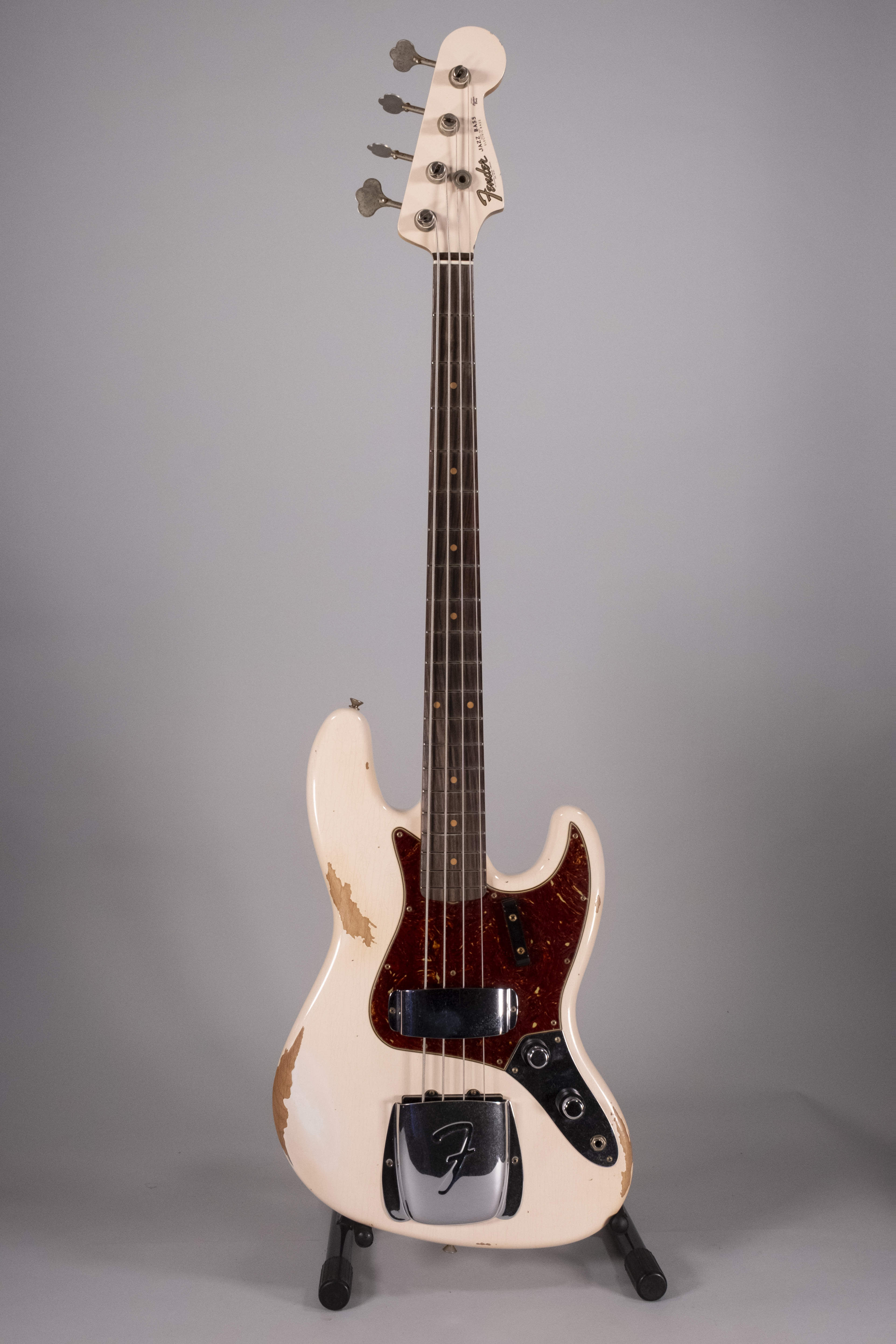 Fender Custom Shop 1961 Jazz Bass Heavy Relic 3A RW Super Faded Aged Shell Pink