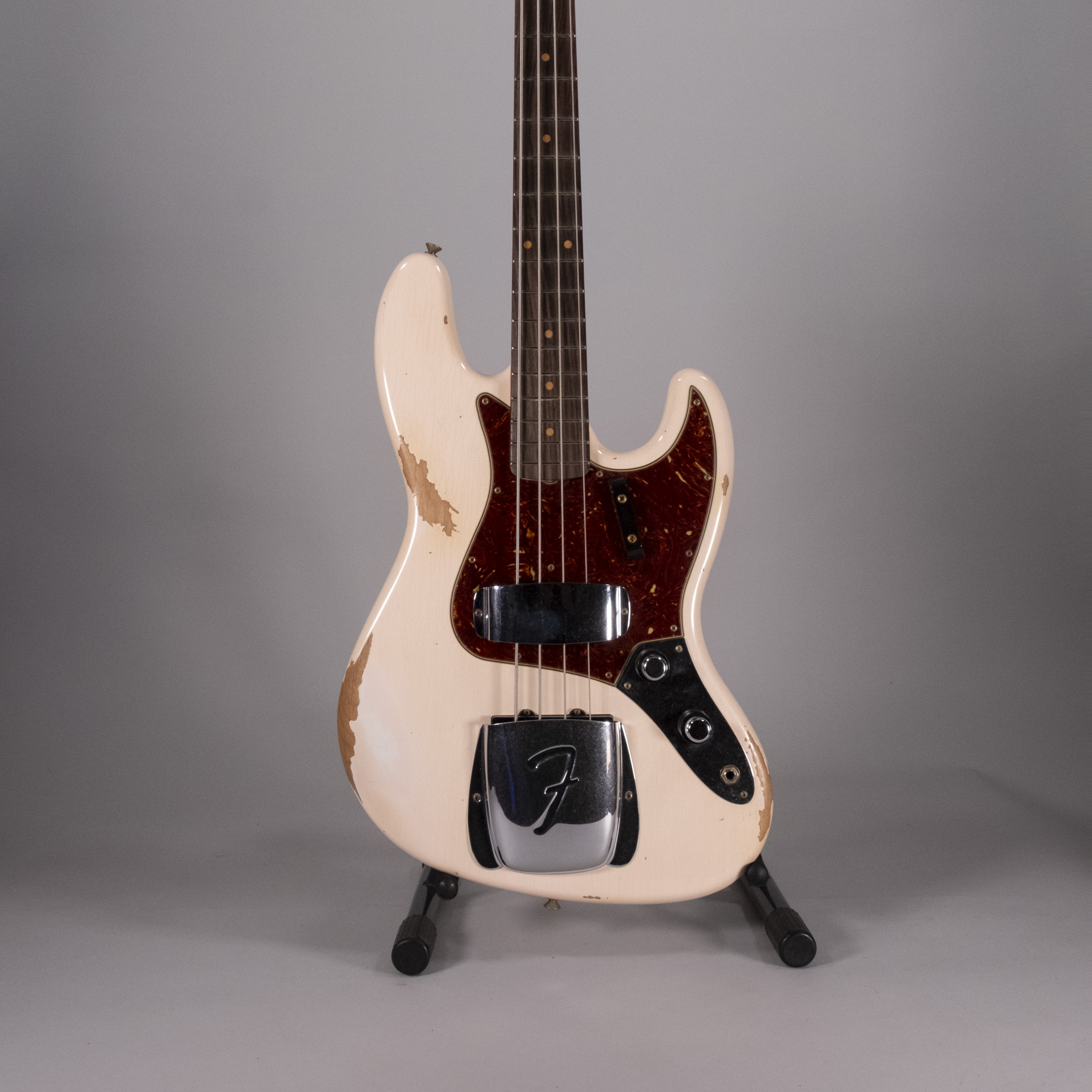 Fender Custom Shop 1961 Jazz Bass Heavy Relic 3A RW Super Faded Aged Shell Pink