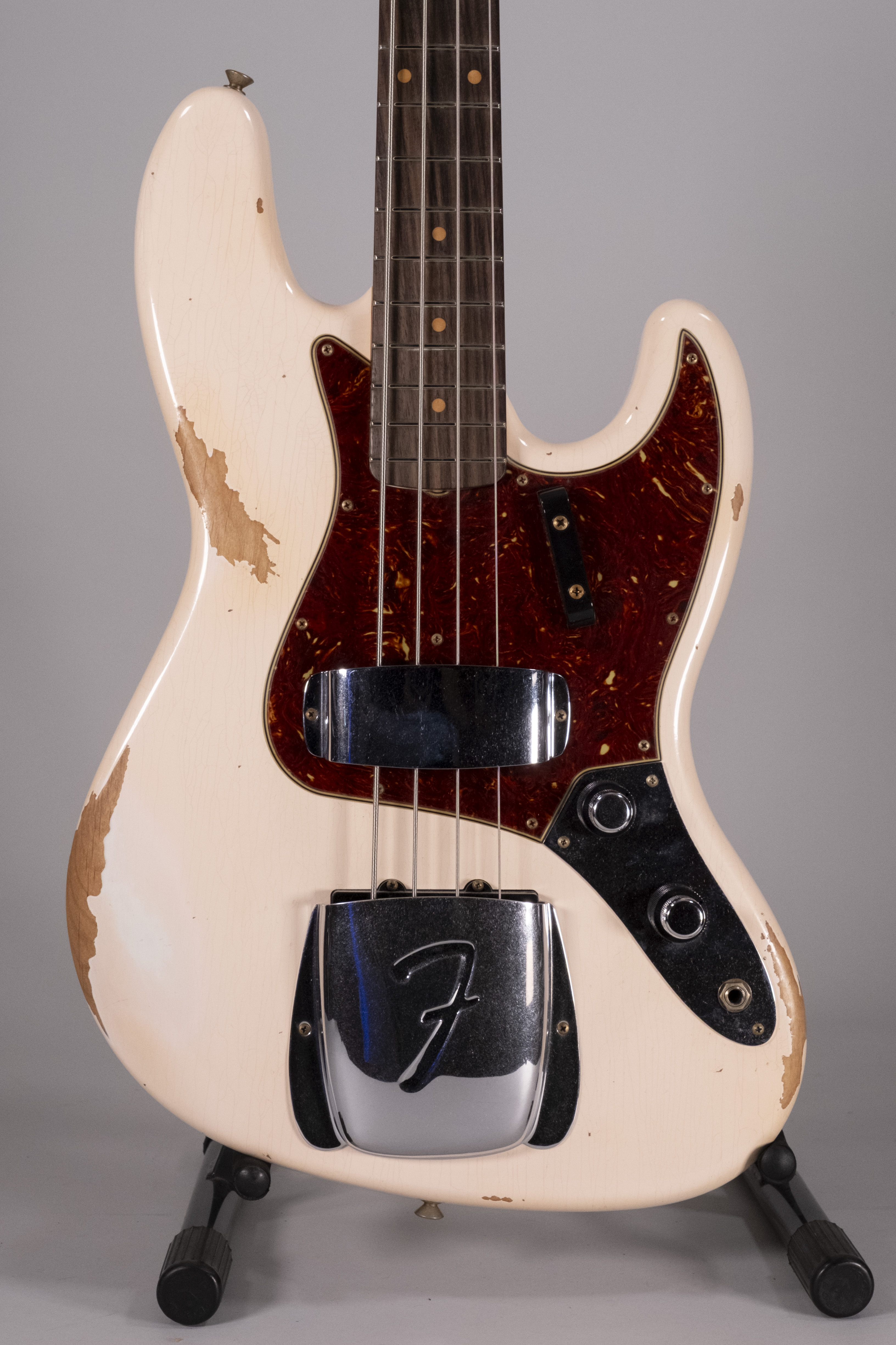 Fender Custom Shop 1961 Jazz Bass Heavy Relic 3A RW Super Faded Aged Shell Pink