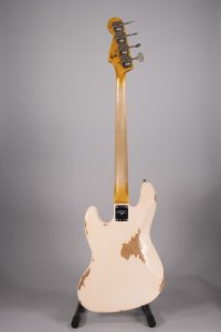 Fender Custom Shop 1961 Jazz Bass Heavy Relic 3A RW Super Faded Aged Shell Pink