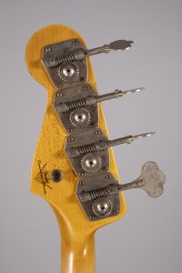 Fender Custom Shop 1961 Jazz Bass Heavy Relic 3A RW Super Faded Aged Shell Pink