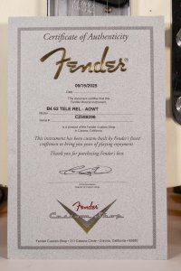 Fender Custom Shop '63 Telecaster Relic RW Aged Olympic White