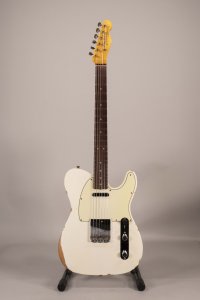 Fender Custom Shop '63 Telecaster Relic RW Aged Olympic White