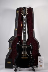 GIBSON SG CUSTOM EBONY USATA