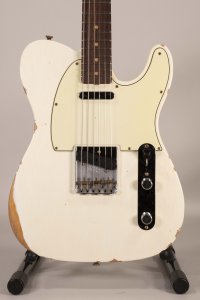 Fender Custom Shop '63 Telecaster Relic RW Aged Olympic White