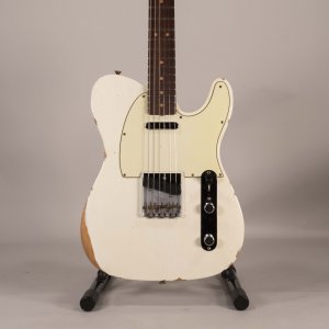 Fender Custom Shop '63 Telecaster Relic RW Aged Olympic White