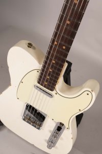 Fender Custom Shop '63 Telecaster Relic RW Aged Olympic White