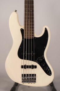 Fender Bass 5c Mex White Usato