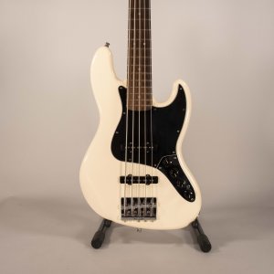 Fender Bass 5c Mex White Usato