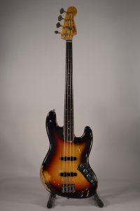Fender Jaco Pastorius Tribute Fretless Jazz Bass Rosewood 3 Color Sunburst