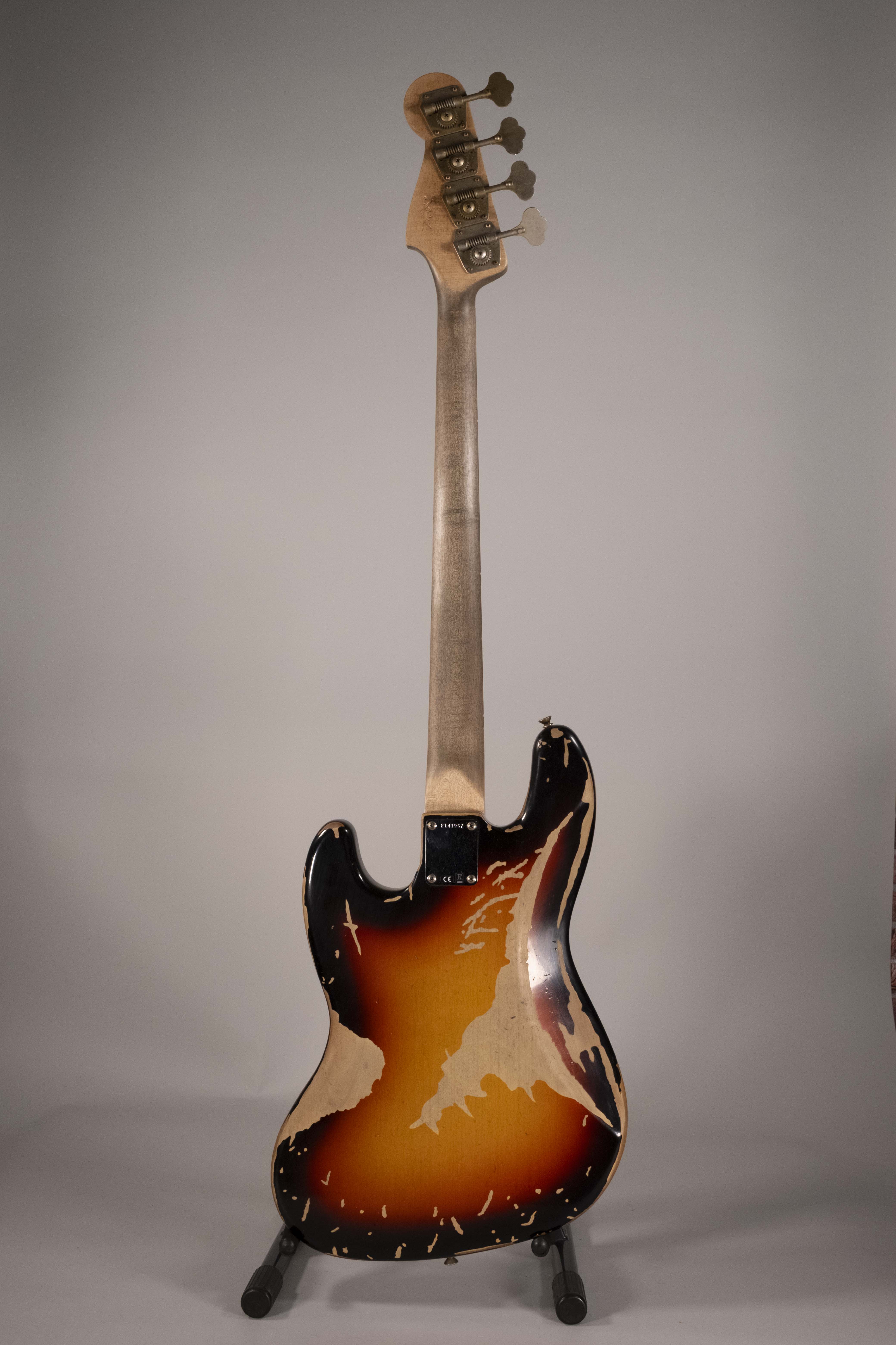 Fender Jaco Pastorius Tribute Fretless Jazz Bass Rosewood 3 Color Sunburst
