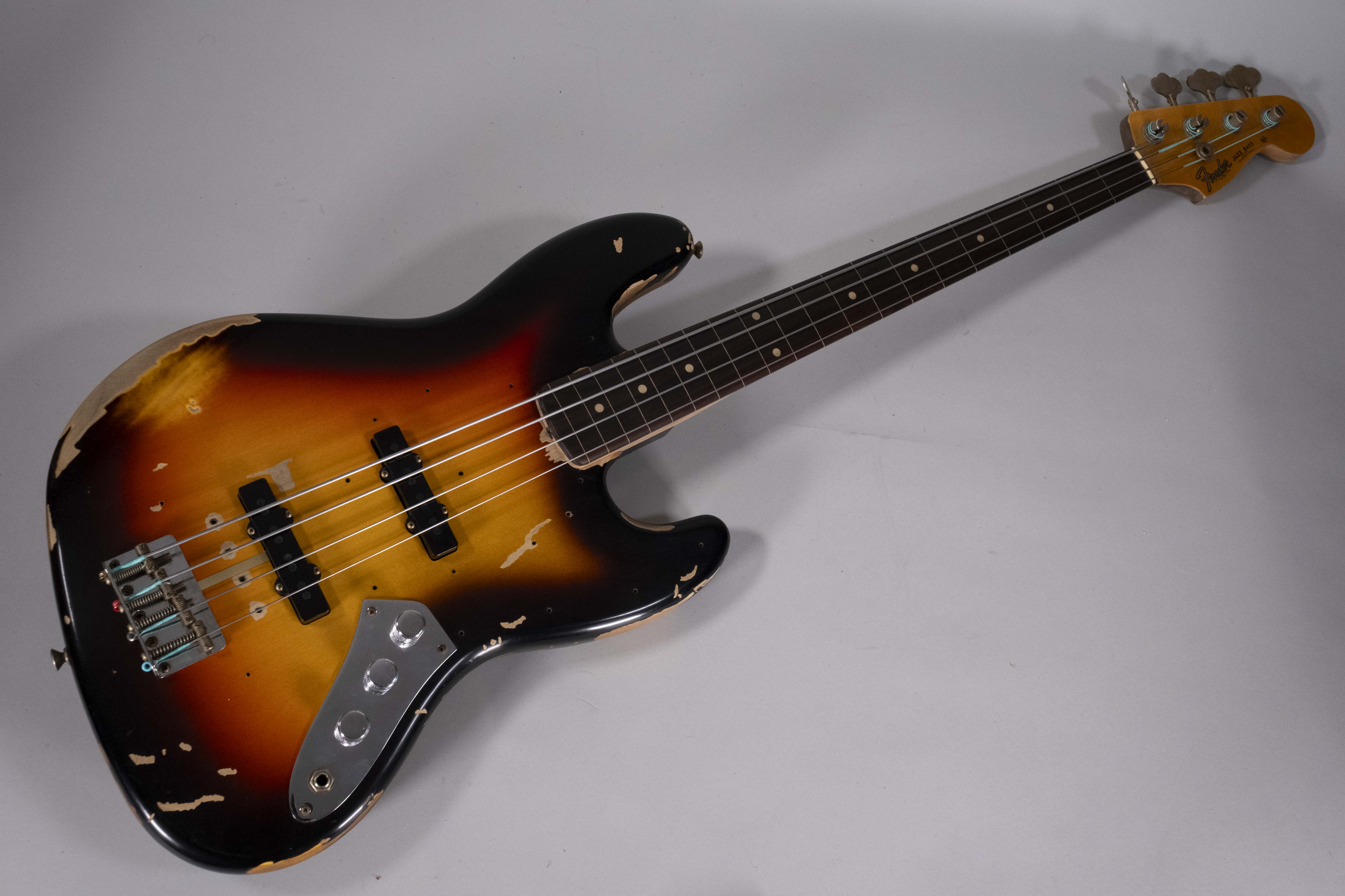 Fender Jaco Pastorius Tribute Fretless Jazz Bass Rosewood 3 Color Sunburst