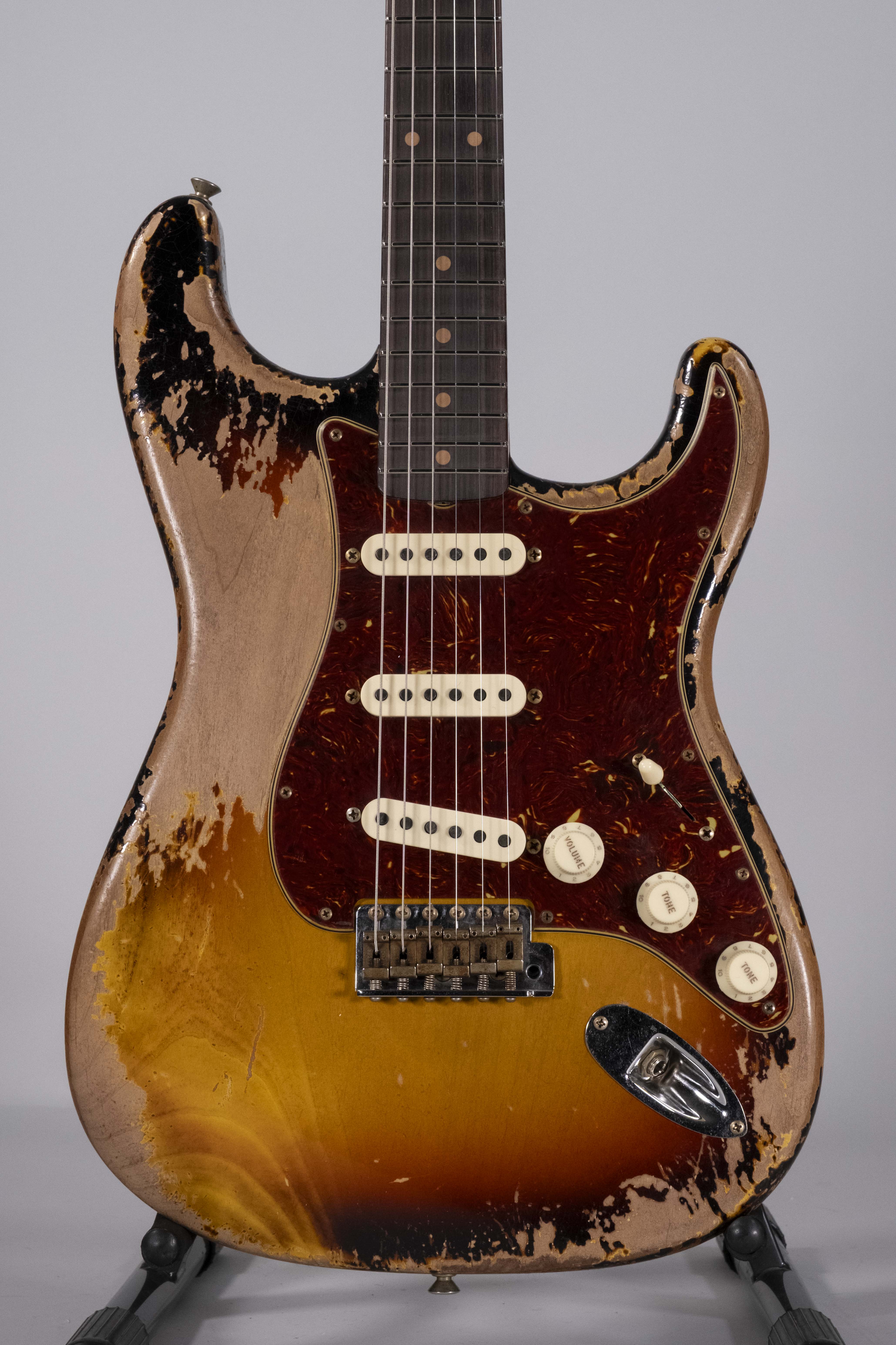 Fender Custom Shop F22 Ltd Super Heavy Relic 1960 Stratocaster 3 Tone Sunburst